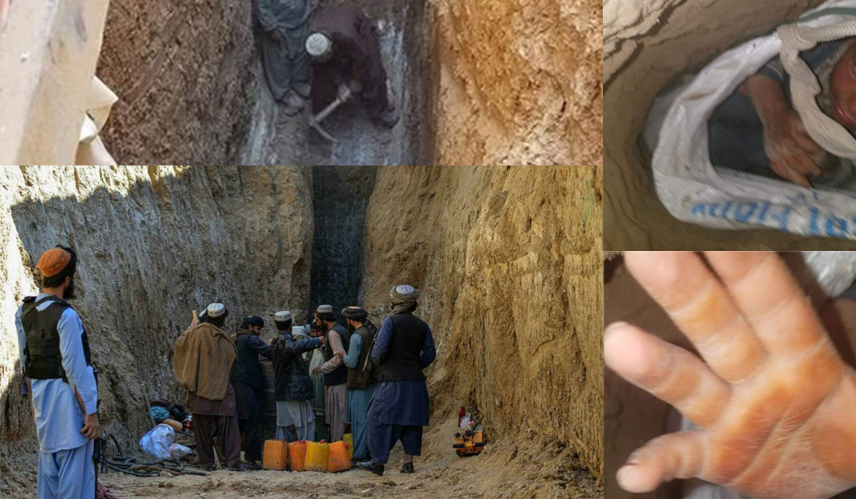 boy trapped in Afghanistan well